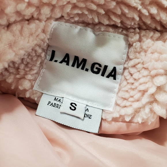 I Am Gia Pixie Pink Teddy Coat - Picture 8 of 10